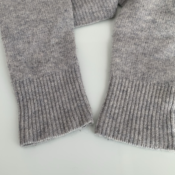 The Group by Babaton Luxe Cashmere Grey Cropped Crew Sweater - Picture 5 of 8